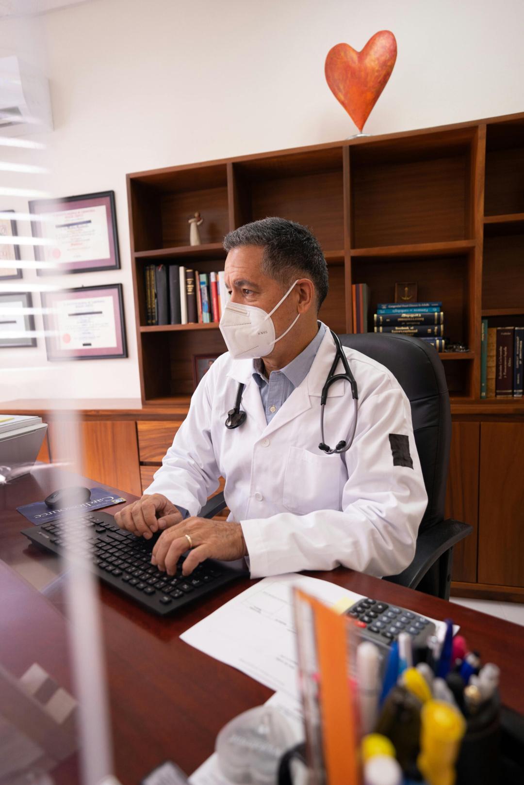Doctor working